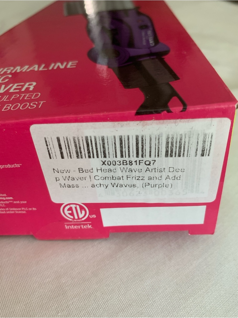 Bed Head TIGI Wave Artist Deep Waver Tourmaline Ceramic NIB - Picture 2 of 6